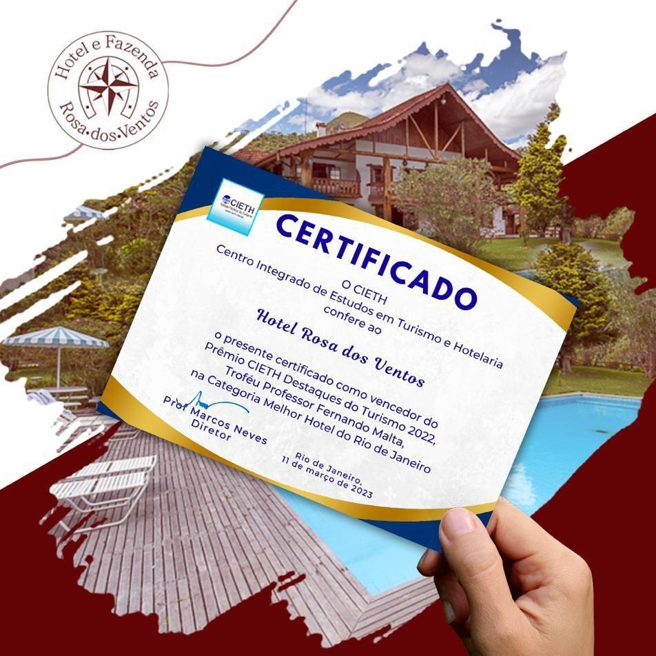 Hotel Rosa dos Ventos - Certificado CIETH